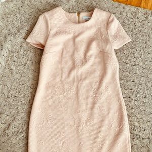 Calvin Klein size 8 pink quilted dress.